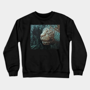 Jaguar in the Jungle  POSTERIZED Crewneck Sweatshirt